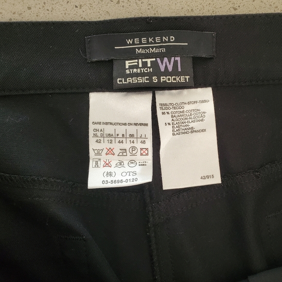 Max Mara Weekend Stretch Cotton Pants - Picture 3 of 7